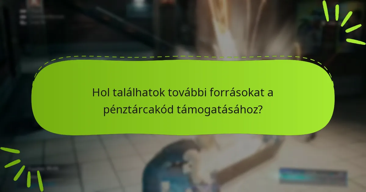 Mit tegyek, ha a pénztárcakód nem működik?